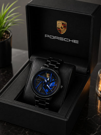 RELOJ CON DISEÑO AUTOMOTRIZ DE LUJO